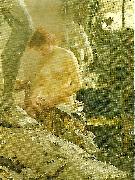 Anders Zorn i wikstroms atelje painting